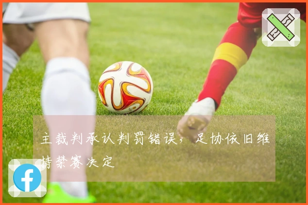 主裁判承认判罚错误，足协依旧维持禁赛决定